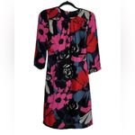 Tory Burch NEW Vintage Rare Floral Quarter Sleeve Silk Shift Dress Photo 1