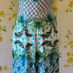 One One Six Tropical print lace up back jumpsuit size M Photo 1