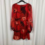 Anthropologie Hutch Elaine Poppy Puff Sleeve Mini Dress Sz.12 Photo 9