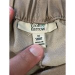 Croft & Barrow Pants Womens Medium Short Khaki Beige Straight Leg Stretch Casual Photo 6
