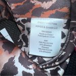 Veronica Beard NWT  Malea Sport Bra Brown‎ Multi Animal Print S Photo 5