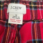 J.Crew  red plaid pajama pants size medium Photo 2