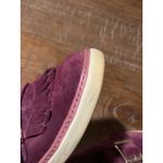 Vionic  Loafers Purple Suede 8.5‎ Cambridge VS316 Fringe Slip On Buckle Photo 8