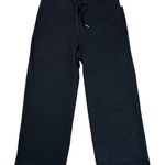 Lululemon  Black Wide Leg Still Crop Pants No Size Athleisure Gym Workout Casual Photo 0