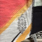 Free People Movement Multi Print Crew Neck Short Sleeve My Time Tee Black Size XL Photo 3