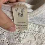 We The Free Free People Size Xs Window Crochet Star Crop Tank Top Ivory Boxy Photo 3