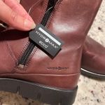 Ecco Bella Hydromax Women Leather Side Zip Ankle Boots Brown NWT 5.5 EU 36 Photo 2