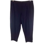 Eileen Fisher  Womens Pull On Black‎ Dress Pant Size XL Comfy Office Wear Boho Photo 1