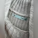Maurice's  Cable Knit Cowl Sweater Tunic Grey size S NWOT Photo 3