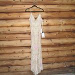 Mac Duggal  5309 Womens CHAMPAGNE STRAPPY BACK BEADED GOWN Dress Photo 5