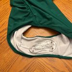 Aqua Eve Plus Size One Shoulder Ruffle Tummy Control Swimwear Green Photo 6