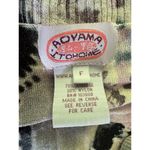 Aoyama Itchome Art to Wear Abstract Satin/Knit Dress One Size Japan Lagenlook Gold Size M Photo 6