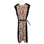 DKNYC Pink Fern Pattern Floral Formal Dress High Neck Midi Pencil Dress Size 8 Size M Photo 1