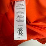 Athleta Zion Microfleece Full Zip Bomber Jacket Red Orange Size Small Photo 8