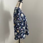 Scrubstar Scrub Top Animal Print size Small Blue Vet Tech Medical Nurse Premium Photo 2