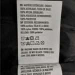 American Eagle Womens Puffer Jacket Size Small Black Multi Cropped Coat Cozy Y2K Photo 9