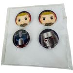 5 for $25| Funko Pop GI Joe Vs Transformers Button Pins Gamestop Exclusive Black Photo 0
