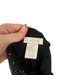 Cache Brown All Over Sequin Dress V-Neck Open Back Y2K Party Womens 8 Photo 5