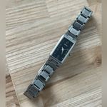 Seiko  Very Rare Ladies Watch Elevated Cut Crystal Black Dial Stainless Bracelet Photo 5