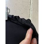 Italian Masnada high rise wide leg 100% Silk Black breezy lightweight pants 6 Photo 5