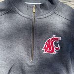 League Washington State University Cougars Grey Quarter Zip Gray Size M Photo 1