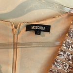 Missguided Rose Gold Nude Romper Photo 7