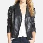 Caslon Leather Jacket Photo 0