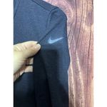 Nike Dri Fit Sweatshirt Women Small Blue Turtle Neck Sweater Gym Top Navy Photo 5
