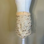 VERO MODA New! Peach Lace Sequin Side Zip Mini Skirt 165/68A Approx Size 4 Photo 5