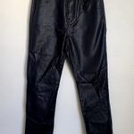 Madewell NWT  The '90s Straight Jean in Coated Midnight Blue Foil NN461 Photo 2