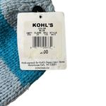 Berkshire Fashions Sonoma Womens Hat Mittens Wool Blend Tassel Teal Gray Vtg Photo 2