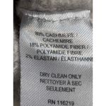 Steven Alan Cream Gray Cashmere Blend Crewneck Sweater Side Slit Large Neutral Photo 7