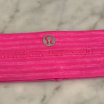Lululemon pink stripe headband Photo 0