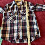 ZARA Buffalo Plaid Snap Flannel Shirt. Size Medium. Photo 10