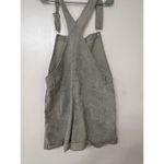 Wishlist  Shorts Women’s Green Short Overalls Ribbed Corduroy Style Size Medium Photo 4