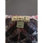 One World Top Medium Bohemian Paisley Sheer Poncho Blouse Festival Photo 2