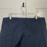 Nike  Capri Cropped Cargo Pants Womens Black Drawstring Activewear‎ Large Photo 6