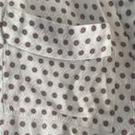 Massimo Dutti  Womens 4 White V Neck Top Medallion Print Corpcore Subtle Photo 2