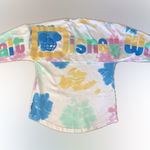 Disney Walt World Spirit Jersey Colorful Tie-Dye Graphic Long Sleeve T-Shirt XS Photo 0