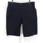 Karen Scott Black Straight Fit Tailored Chino Short Photo 12