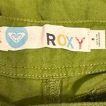 Roxy Apple Green Cotton Wide Leg Pants Photo 5