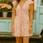 Storia  Ruffle Floral Mini Dress Romantic Cottagecore Spring Wedding Brunch Boho Photo 1