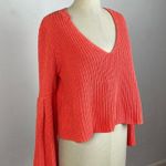 Free People  Damsel Sweater in Coral Photo 2