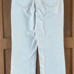 ZARA Mid Rise Straight Long Length White Jeans- size 4 Photo 1