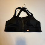 SHEFIT NWT Ultimate Sports Bra Black Front Zip Adjustable Straps Racerback Sz M Size M Photo 3