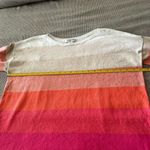 Liz Claiborne  Woman Pink Red Beige Stripes Pullover Sweater Plus size 1X Striped Photo 6