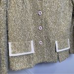 Sag Harbor  Dress Sage Green Boucle Lightweight Blazer Jacket Size 8 Photo 7
