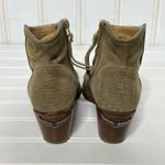 Zadig & Voltaire  Molly Suede Wester Ankle boot Tan 377 Photo 1