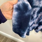 Anthropologie  Saturday Sunday Sweater Blue Tie-Dye Swing Dress 3/4 Sleeve Size S Photo 6