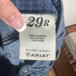 Ariat Jeans Women 29R Blue Wide leg Bootcut Low Rise Medium Wash Western Country Photo 8